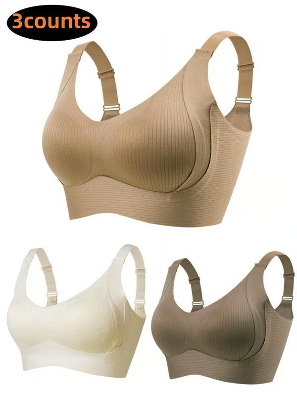 LuxeLift – Ribbed Wireless Bra