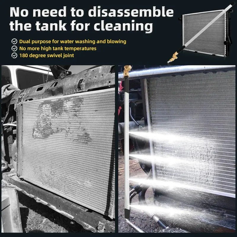 DualBlast – Radiator Cleaning Tool with Air & Water Power