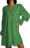 PetalEase – Soft Eyelet Lace Dress
