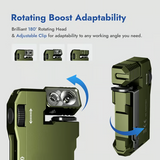WUBENG5 – MicroBeam Tactical Pocket Light - 400LM Brightness, USB-C, Magnetic Clip, Great for Gear Bag, Repairs, Backpacking