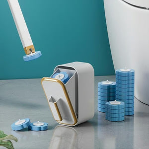 CleanNest – Wall-Mounted Toilet Brush Set