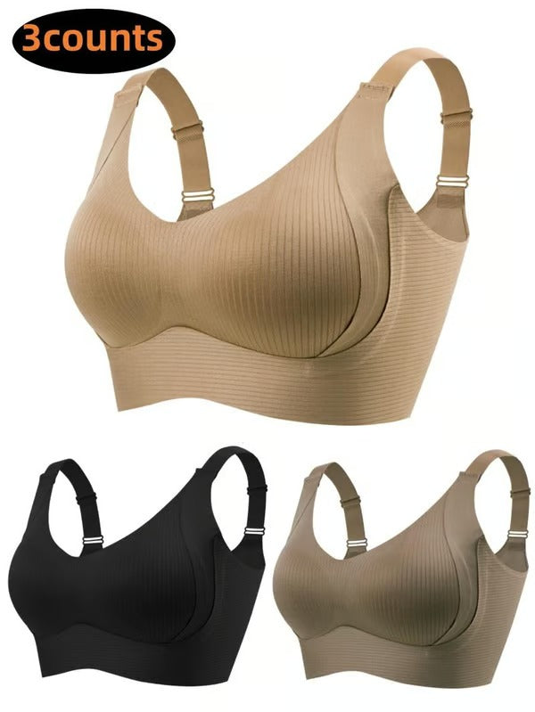 LuxeLift – Ribbed Wireless Bra