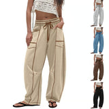 ComfyBarrel – Wide Leg Lounge Sweatpants with Pockets