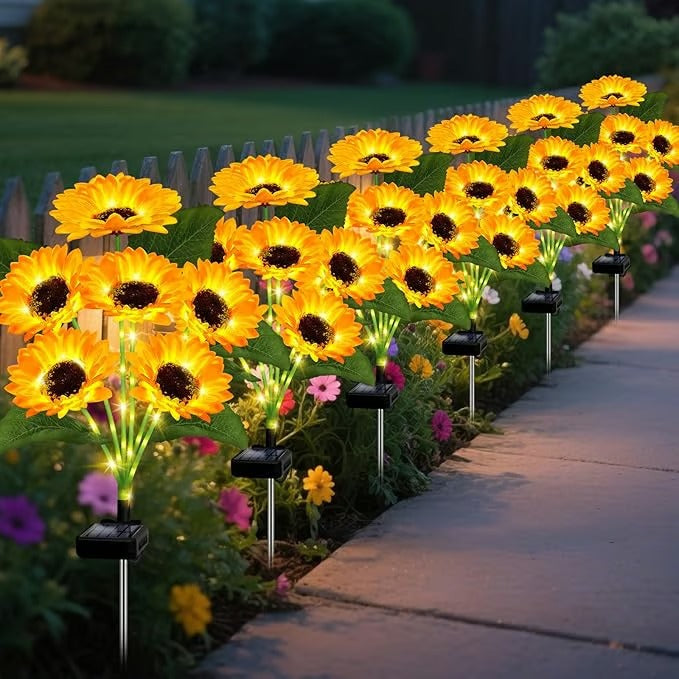 SunBloom – Solar Powered LED Sunflower Garden Lights