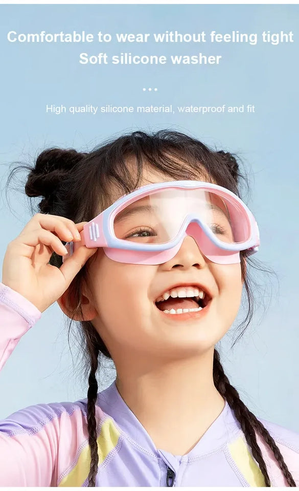 SplashGuard – Large Frame Waterproof Goggles for Kids