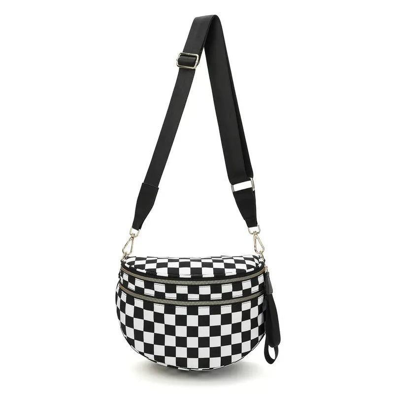 IrisLuxe – Best Version Crossbody with Double Zips