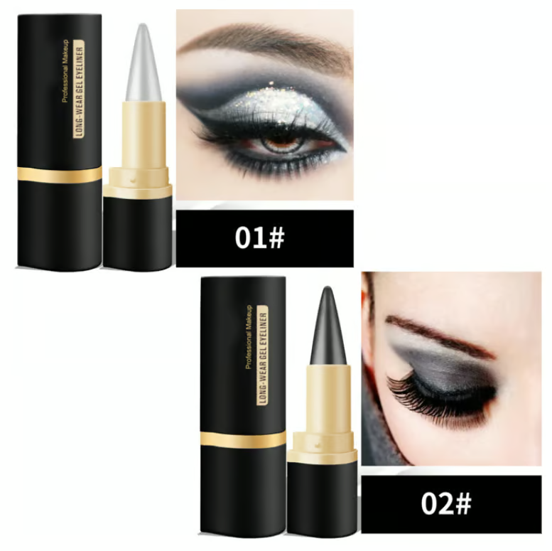 InkSilk – Natural Black Eyeliner Cream (1+1 free)