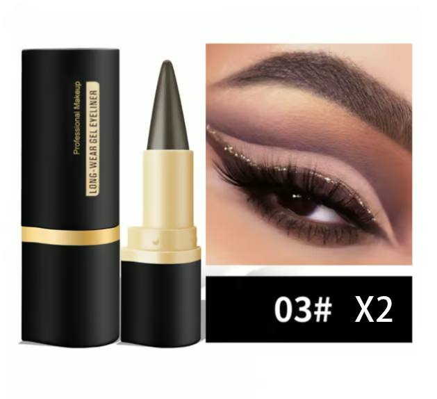 InkSilk – Natural Black Eyeliner Cream (1+1 free)