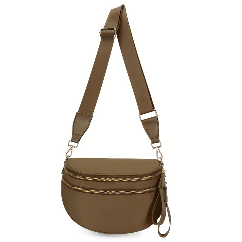 IrisLuxe – Best Version Crossbody with Double Zips