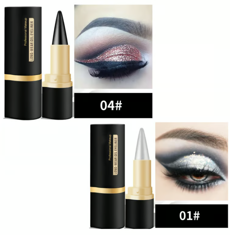 InkSilk – Natural Black Eyeliner Cream (1+1 free)