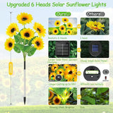 SunBloom – Solar Powered LED Sunflower Garden Lights
