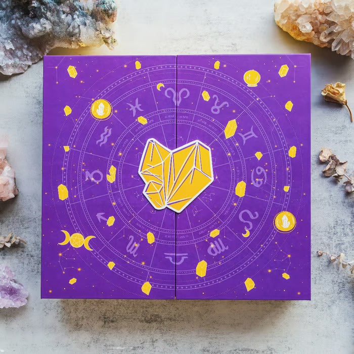 MysticMoon Halloween Countdown Crystal Box – 31 Days of Magic