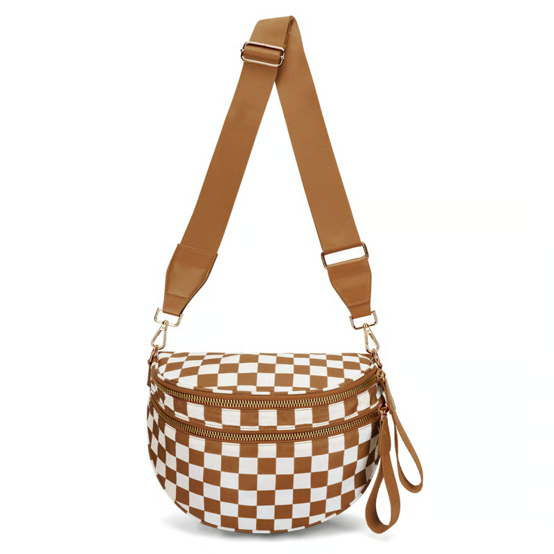 IrisLuxe – Best Version Crossbody with Double Zips