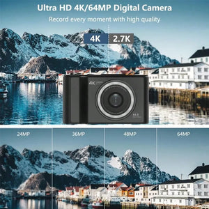 TrendShot – Y2K Style 4K Vlogging Camera