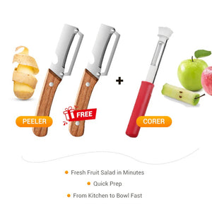 SwiftPeel – 3 in 1 Multi-Purpose Veggie Peeler
