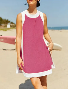 SunStripe – Color Block Casual Lounge Set