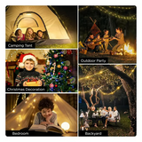 CampGlow – 4 in 1 Multifunctional Outdoor String Lights