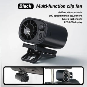 CoolClip – Car Fan with LED Display