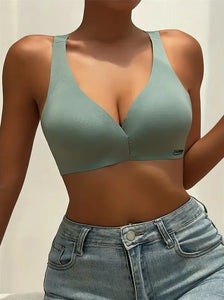 VivaLift – Deep V Front Closure Wireless Push Up Bra