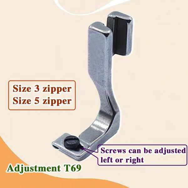 ZipAlign – Adjustable Invisible Zipper Presser Foot