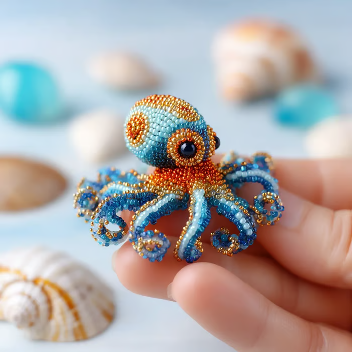 BeadTide – Octopus Embroidery Kit