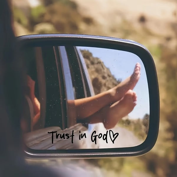 GraceMirror – Inspirational Car Stickers with Christian Message