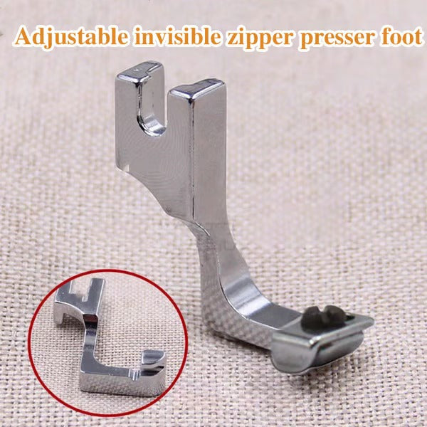 ZipAlign – Adjustable Invisible Zipper Presser Foot