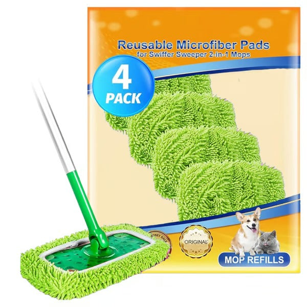 EcoSwipe – Washable Mop Pad Refill Set