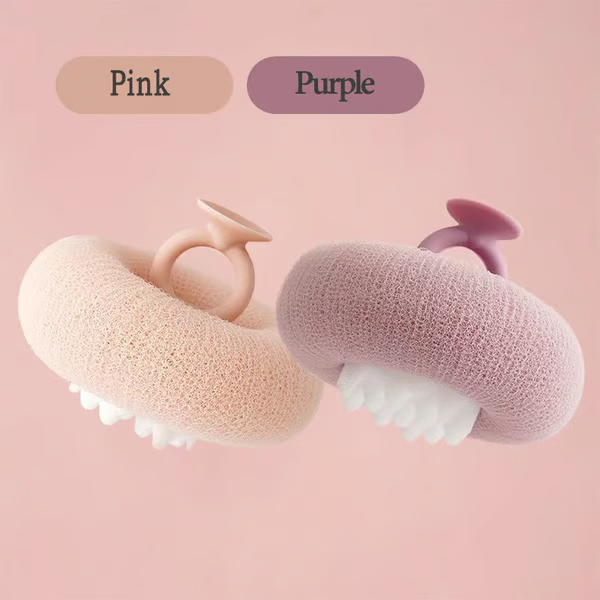 BloomScrub – Soft Sunflower Suction Bath Ball