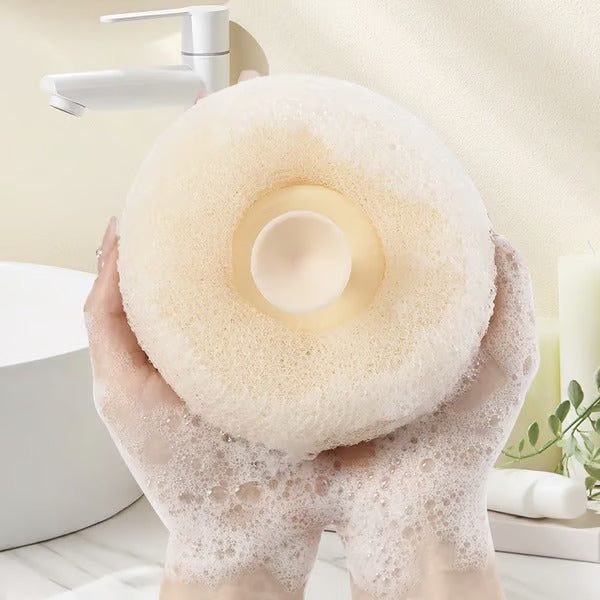 BloomScrub – Soft Sunflower Suction Bath Ball