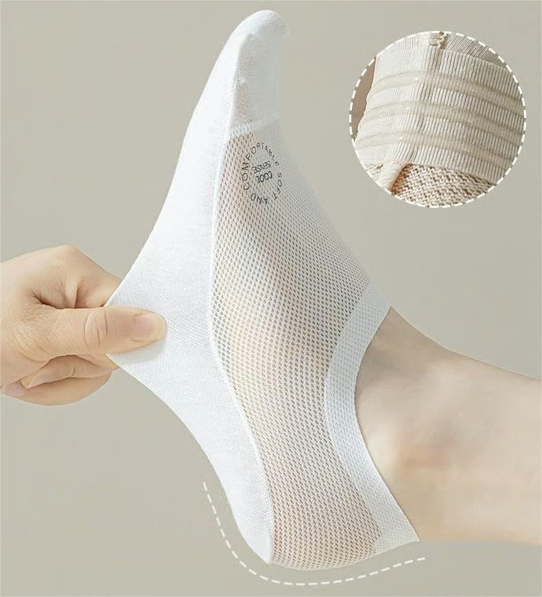InvisiSoft – Non Slip Combed Cotton Hidden Socks