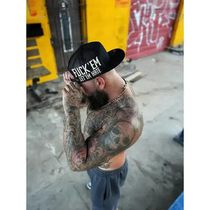 BoldShade – “LET 'EM HATE” Side Print Snapback Hat