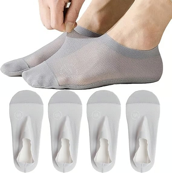 InvisiSoft – Non Slip Combed Cotton Hidden Socks