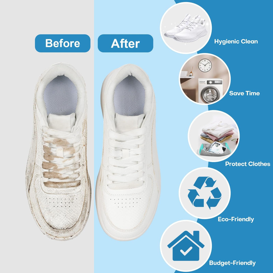 SneakSafe | Machine Wash Shoe Protector – Gentle Chenille Shield