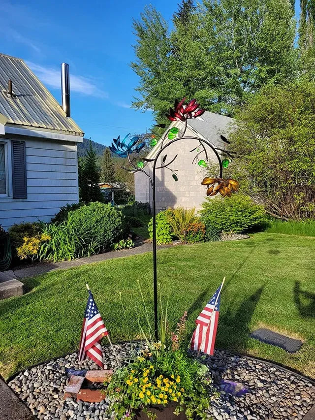 FloraTwirl – Summer Garden Wind Spinner