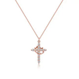 RoyalFaith – Crown Cross Pendant Necklace