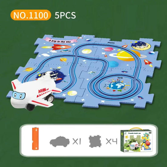 TurboTrail - DIY Educational Track Car Set for Kids