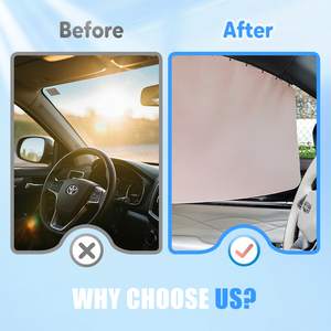 SunShield X – Sliding Car Window Sunshade