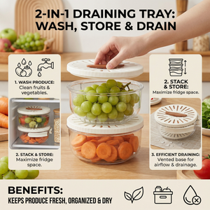 AquaDryDuo – Smart Sink Draining Tray