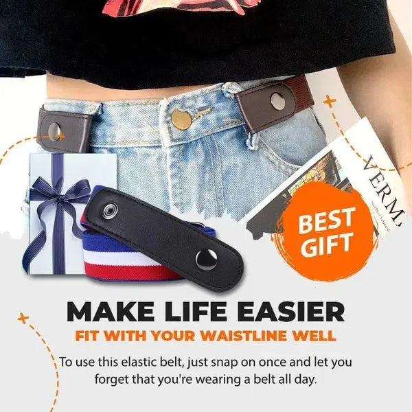 Buckle-free Invisible Elastic Waist Belts Marnetic