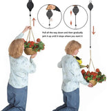 Plant Pulley Set For Garden Baskets Pots, Birds Feeder marnetic