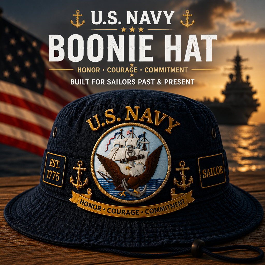 U.S. Navy Veteran Boonie Hat — A Sailor Once, A Sailor Always