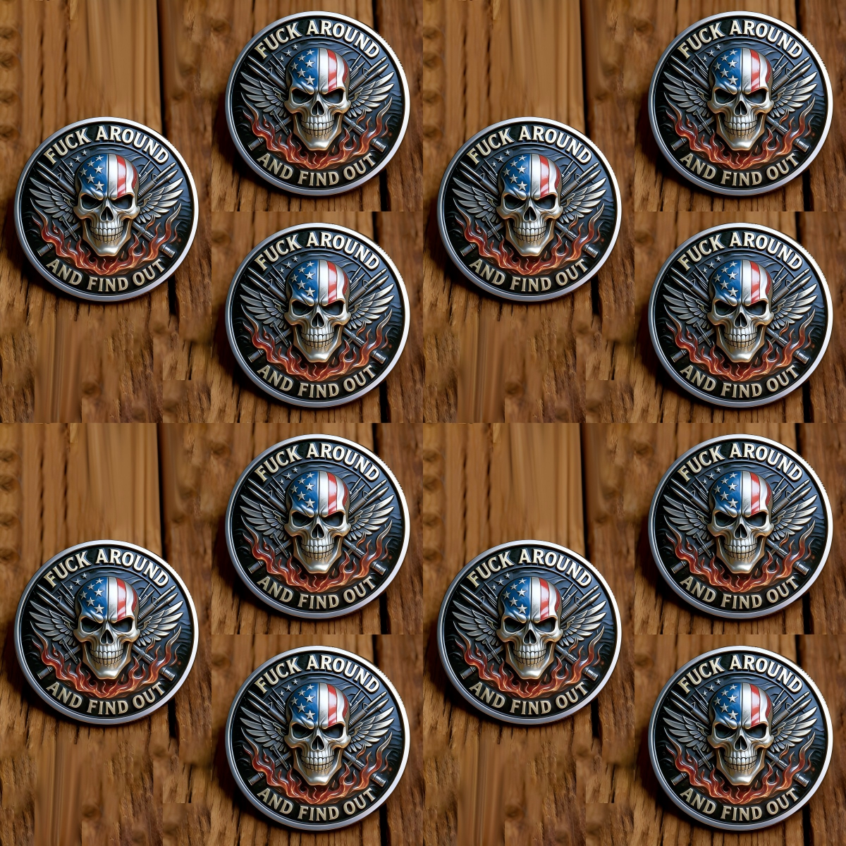 🏆Flash Sale 60% OFF - ✨“F.A.F.O.” Challenge Coin – STAY READY, ALWAYS 🔥