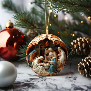 FestiveFaith - Charming 2D Nativity Ornaments
