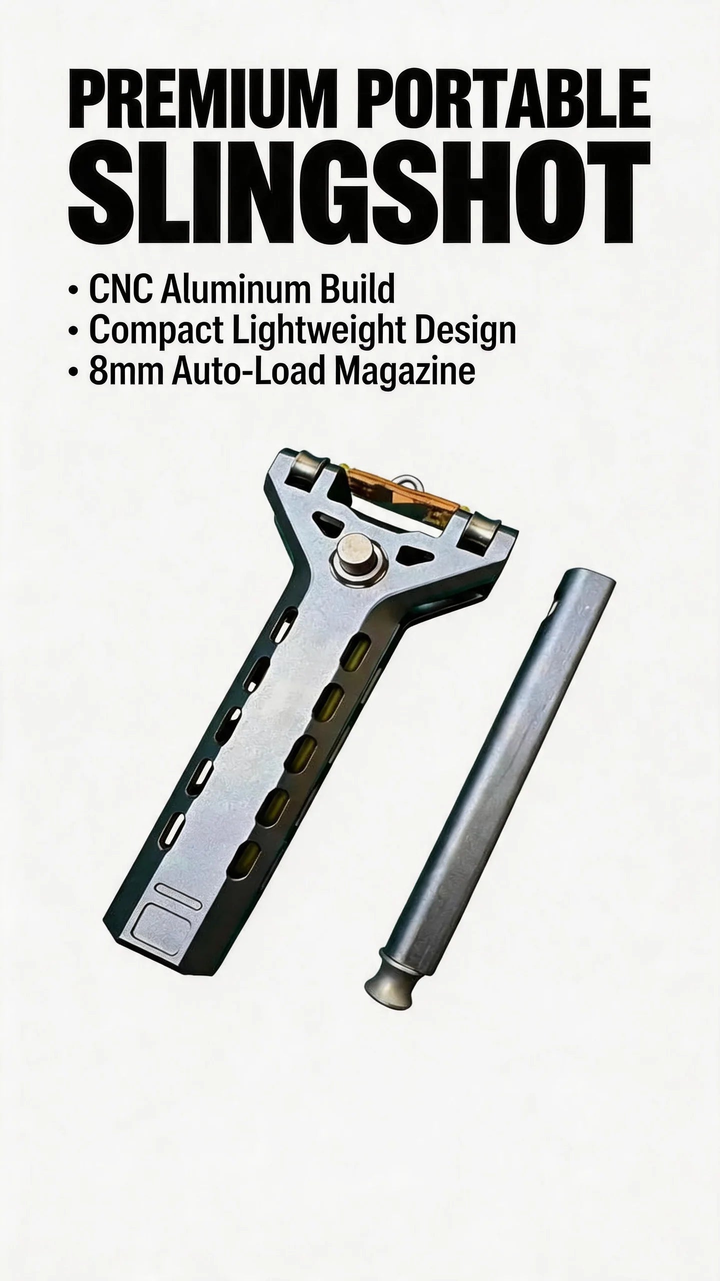 SwiftStrike – Auto Magazine Slingshot Launcher