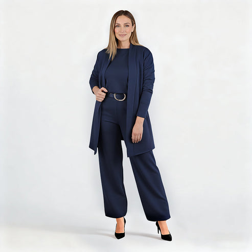 CELINE - Sophisticated 3-Piece Cardigan Set