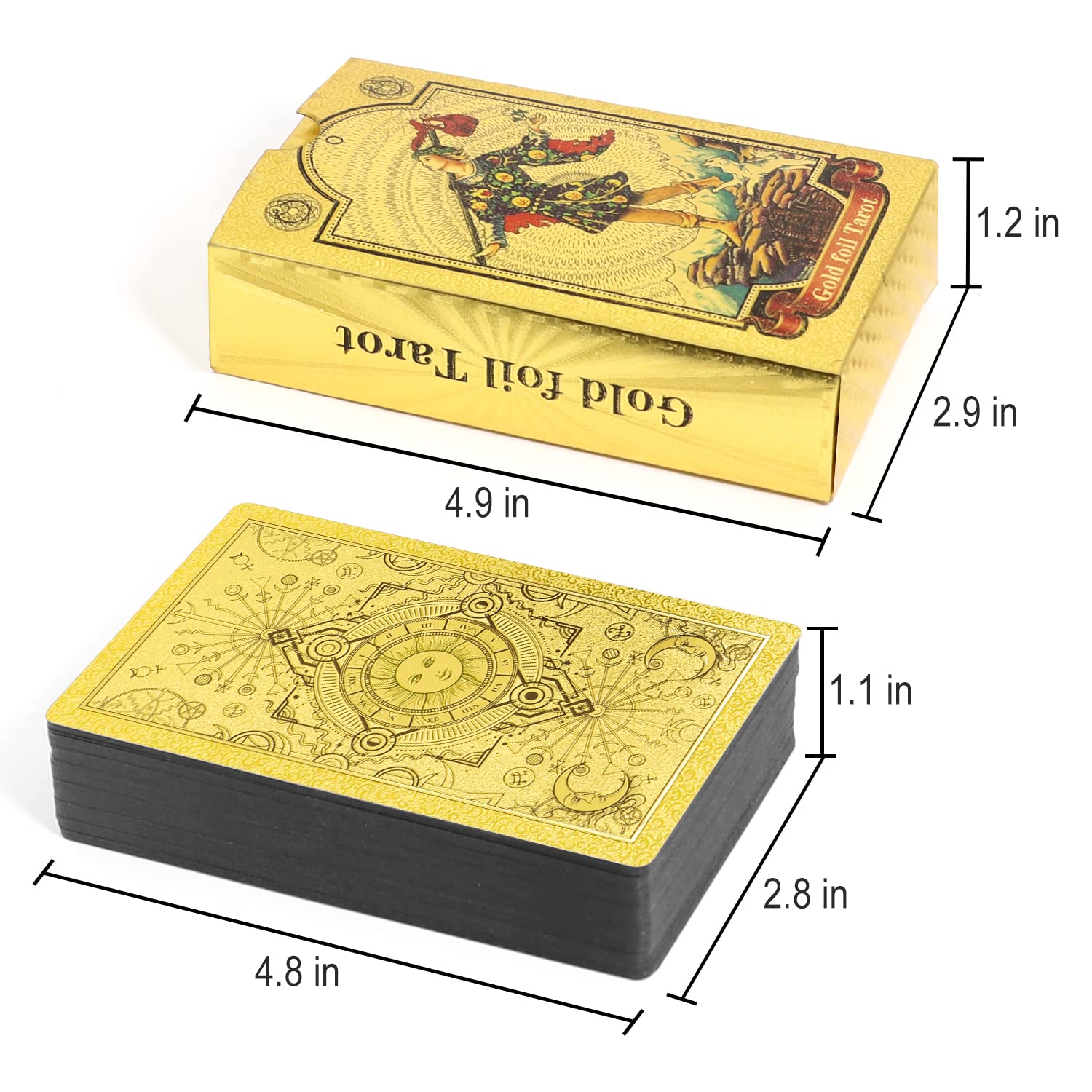 GoldenOracle – Luxury Gold Foil Tarot Deck