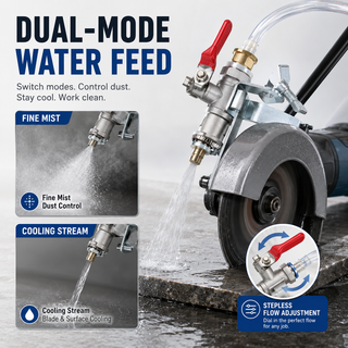 DustGuard – Angle Grinder Water Sprayer