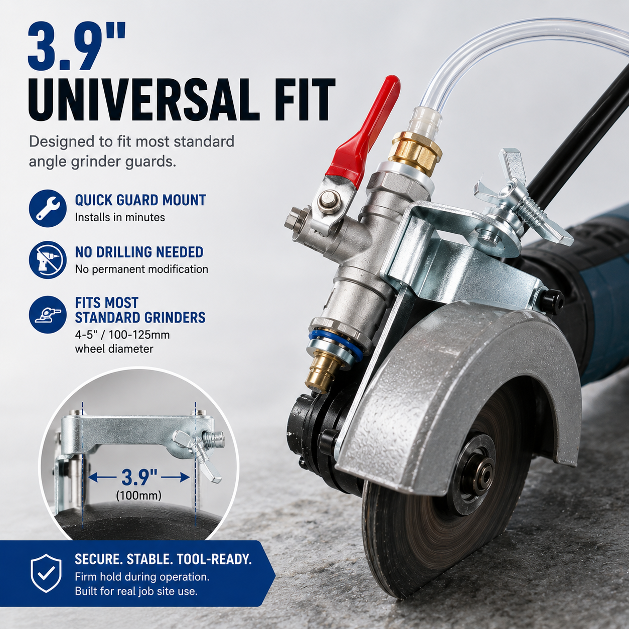 DustGuard – Angle Grinder Water Sprayer