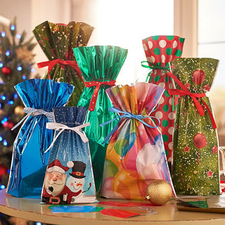 MerryEase – Biodegradable Christmas Drawstring Gift Bags